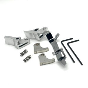 ⚡ New: Buy Value Glock FRT V2 6061 Aluminum Trigger Bar Kit 2x Shoe (Silver Curve and Flat) Gen 1 2 3 4, 9mm, .40, .357