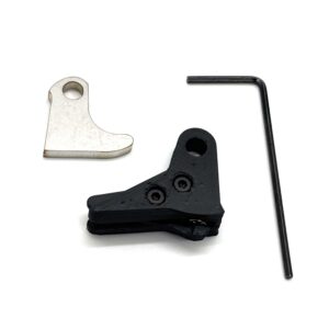 Alternative view of ⚡ New: Buy Glock FRT Polymer V3 Trigger Shoe Kit with Safety and Curved Steel Trip for All Glocks – Black